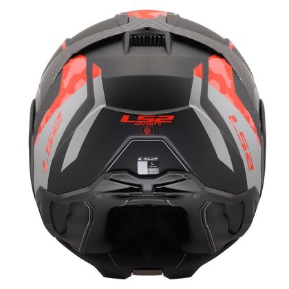 Casque modulable LS2 FF910 ADVANT II - GLIDE - Noir / Rouge