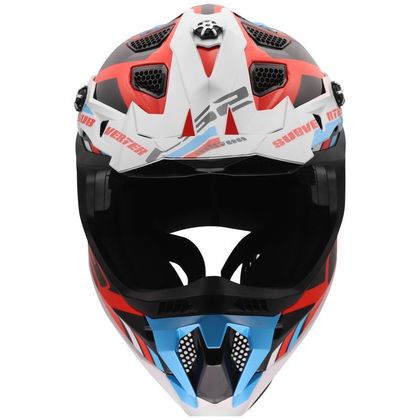 LS2 MX700 - SUBVERTER EVO II- STOMP 2026 Cross-Helm - Weiß / Rot