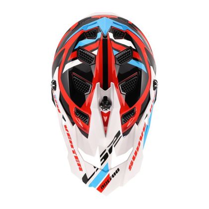 LS2 MX700 - SUBVERTER EVO II- STOMP 2026 Cross-Helm - Weiß / Rot