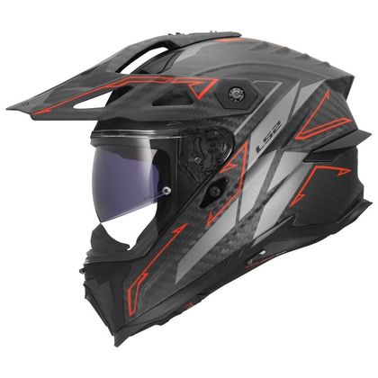 Cască integrală LS2 MX707 EXPLORER EVO ARROW - Griș