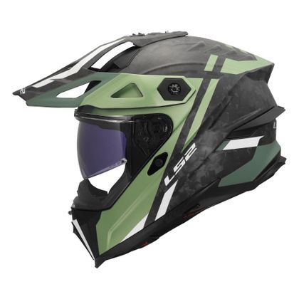 Cască integrală LS2 MX707 EXPLORER EVO ZELIOR - Verde