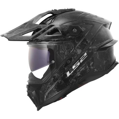 Casque intégral LS2 MX707 EXPLORER EVO FORGED GLOSSY - Carbone