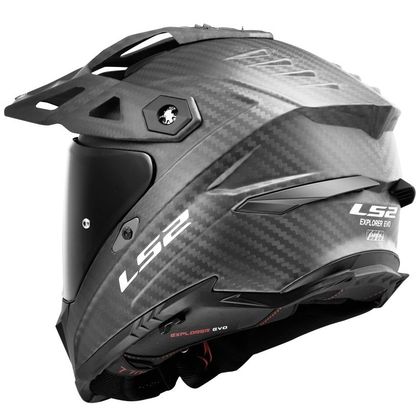 LS2 MX707 EXPLORER EVO MATT Integralhelm - Carbon