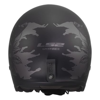 LS2 OF599 - SPITFIRE II - WILLY Jet-Helm - Schwarz / Grau