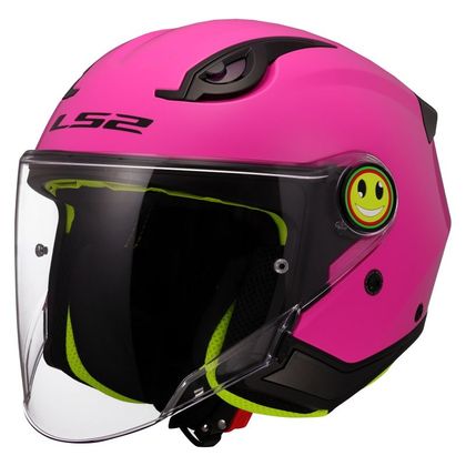 Jet-hjälm LS2 OF622 FUNNY II - SOLID - Rosa Ref.: LS1043 