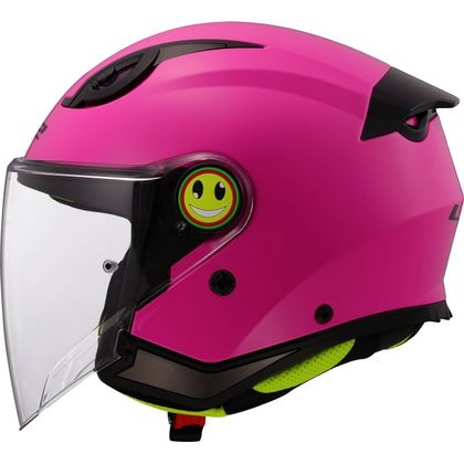 Jet-hjälm LS2 OF622 FUNNY II - SOLID - Rosa