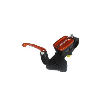 Accossato radial 10.5 mit integriertem Wassertank umklappbarer Hebel Hauptbremszylinder Universell - Schwarz / Orange