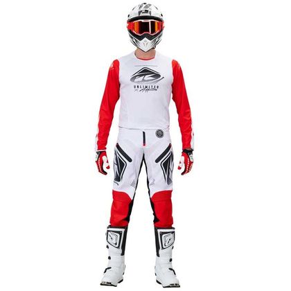 Pantalón de motocross Kenny TITANIUM - RED WHITE 2021