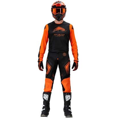 Camiseta de motocross Kenny TITANIUM - BLACK ORANGE 2021