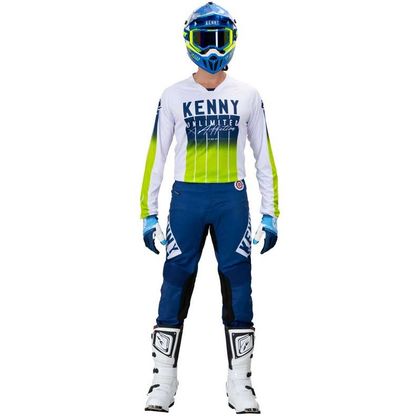 Camiseta de motocross Kenny PERFORMANCE - STRIPES - NAVY 2021