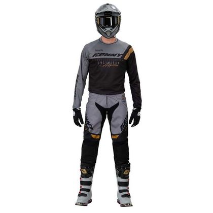 Maillot cross Kenny TRACK - FOCUS - BLACK GREY GOLD 2021