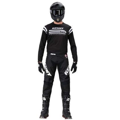 Camiseta de motocross Kenny TRACK - RAW - BLACK 2021