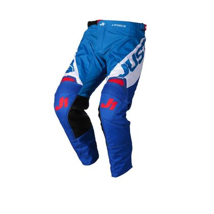Pantalón de motocross JUST1 J-FORCE - VERTIGO - BLUE/WHITE/RED 2021 Ref : JS0237 
