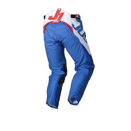 Pantaloni da cross JUST1 J-FORCE - VERTIGO - BLUE/WHITE/RED 2021