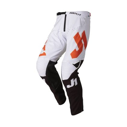 Pantaloni da cross JUST1 J-FLEX ADRENALINE - WHITE/ORANGE 2021 Ref : JS0231 