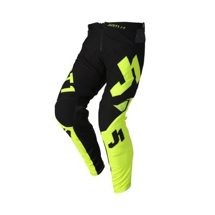 Pantalón de motocross JUST1 J-FLEX ADRENALINE - BLACK/YELLOW FLUO 2021 - Negro / Amarillo Ref : JS0232 