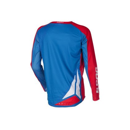 Camiseta de motocross JUST1 J-FORCE - VERTIGO - BLUE/WHITE/RED 2021