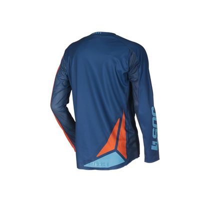 Camiseta de motocross JUST1 J-FORCE - VERTIGO - BLUE/ORANGE 2021
