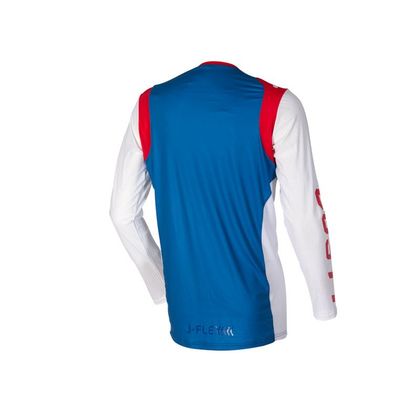 Camiseta de motocross JUST1 J-FLEX - ADRENALINE - RED/BLUE/WHITE 2021