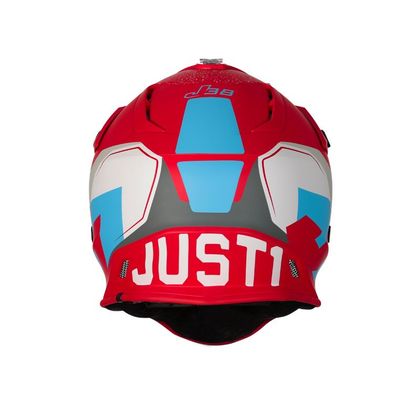 Casco de motocross JUST1 J38 - KORNER - BLUE RED 2021