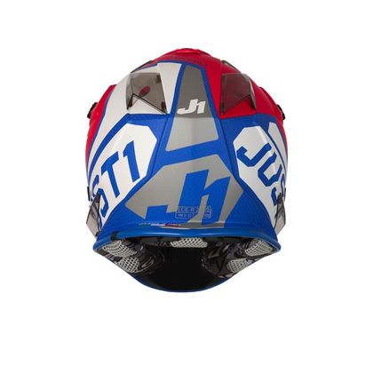 Casco de motocross JUST1 J32 KIDS - VERTIGO - BLUE WHITE RED