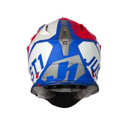 Casco de motocross JUST1 J18 - VERTIGO - BLUE WHITE RED 2021