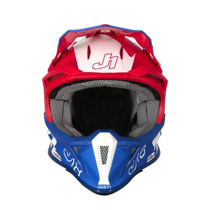 Casco de motocross JUST1 J18 - VERTIGO - BLUE WHITE RED 2021