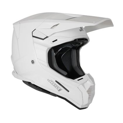 Casque cross JUST1 J22 SOLID GLOSS WHITE 2022