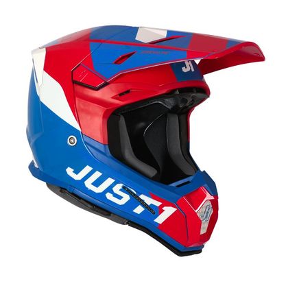 Casco de motocross JUST1 J22 ADRENALINE RED BLUE WHITE 2022