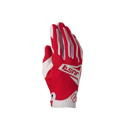 Guantes de motocross JUST1 J-FORCE 2.0 - RED/WHITE 2022