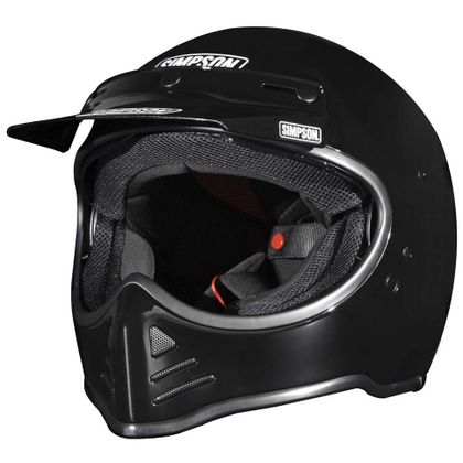 Simpson M52 SOLID Integralhelm - Schwarz / Grau
