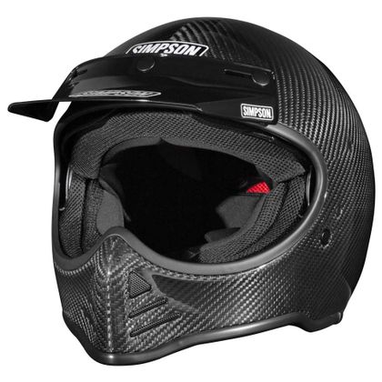 Simpson M52 SOLID CARBON Integralhelm - Carbon / Schwarz