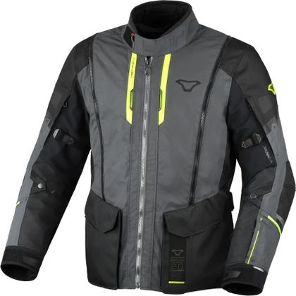Macna AIR HYBRID 2.0 NIGHT EYE Motorradjacke - Schwarz Ref : MAC0536 