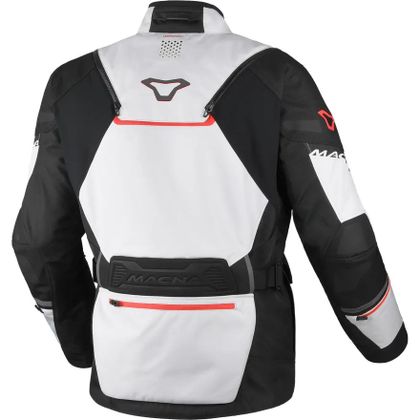 Macna AIR HYBRID 2.0 Motorradjacke - Grau / Schwarz