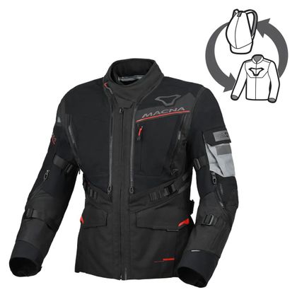Macna FLEXODUS Motorradjacke - Schwarz Ref : MAC0531 