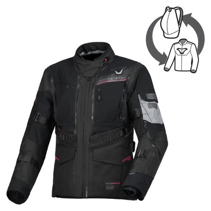 Macna FLEXODUS - WOMEN Motorcycle Jacket - Black Ref : MAC0540 