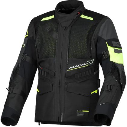 Macna FLEXODUS NIGHT EYE - WOMEN Motorcycle Jacket - Black / Yellow