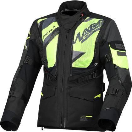 Macna FLEXODUS NIGHT EYE - WOMEN Motorcycle Jacket - Black / Yellow