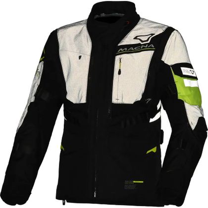 Macna FLEXODUS NIGHT EYE - WOMEN Motorcycle Jacket - Black / Yellow