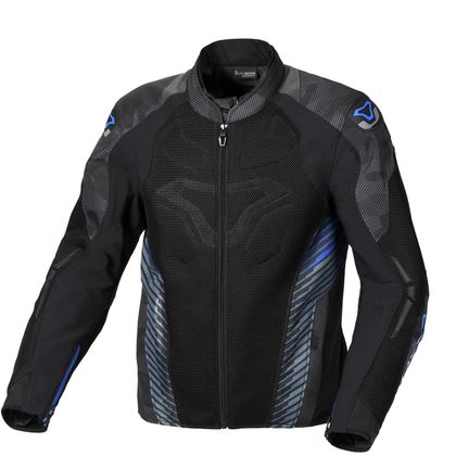 Blouson Macna NOVIC - Noir / Bleu Ref : MAC0403 