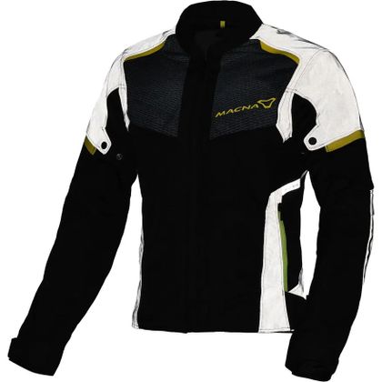 Macna ORCANO 2.0 NIGHT EYE - VROUWEN Motorvest - Zwart / Geel