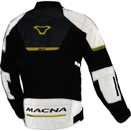 Macna ORCANO 2.0 NIGHT EYE - VROUWEN Motorvest - Zwart / Geel