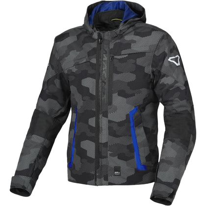 Macna RIGGOR Motorradjacke - Schwarz / Grau Ref : MAC0392 
