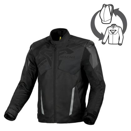 Macna SEVENT Motorradjacke - Schwarz Ref : MAC0533 