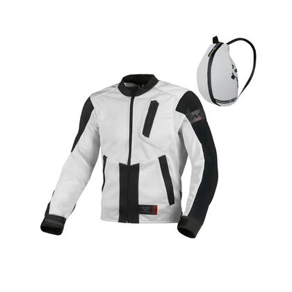 Macna TORIDO Motorweste - Grau / Schwarz Ref : MAC0493 