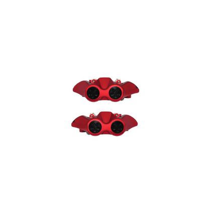 Accossato 108mm forged radial monobloc with sintered inserts Brake calipers - Red