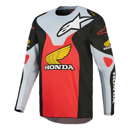 Alpinestars RACER - VEIL 2026 Kruisshirt - Grijs / Rood Ref: AP3996 