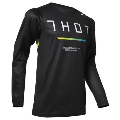 Camiseta de motocross Thor PRIME PRO - TREND - OFFROAD - BLACK 2020 Ref : TO2471 