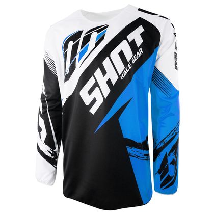 Camiseta de motocross Shot DEVO FAST AZUL NIÑO 