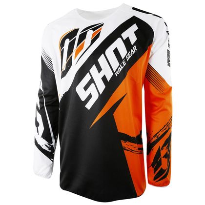 Camiseta de motocross Shot DEVO FAST NARANJA NIÑO 